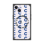 プレミアムパネル with MagSafe［ オリジナル - CASEPLAYイニシャル総柄 - ネイビー ］