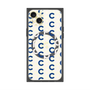 プレミアムパネル with MagSafe［ オリジナル - CASEPLAYイニシャル総柄 - ネイビー ］