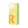 プレミアムパネル with MagSafe［ オリジナル - initial color line - R yellow ］
