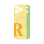 プレミアムパネル with MagSafe［ オリジナル - initial color line - R yellow ］
