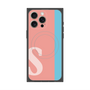 プレミアムパネル with MagSafe［ オリジナル - initial color line - S pink ］