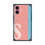 プレミアムパネル with MagSafe［ オリジナル - initial color line - S pink ］