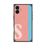 プレミアムパネル with MagSafe［ オリジナル - initial color line - S pink ］