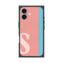 プレミアムパネル with MagSafe［ オリジナル - initial color line - S pink ］
