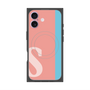 プレミアムパネル with MagSafe［ オリジナル - initial color line - S pink ］