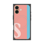 プレミアムパネル with MagSafe［ オリジナル - initial color line - S pink ］