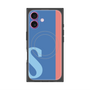プレミアムパネル with MagSafe［ オリジナル - initial color line - S blue ］