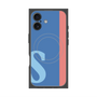 プレミアムパネル with MagSafe［ オリジナル - initial color line - S blue ］