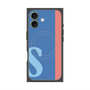 プレミアムパネル with MagSafe［ オリジナル - initial color line - S blue ］