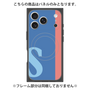 プレミアムパネル with MagSafe［ オリジナル - initial color line - S blue ］