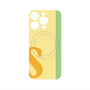 プレミアムパネル with MagSafe［ オリジナル - initial color line - S yellow ］