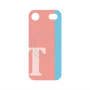 プレミアムパネル with MagSafe［ オリジナル - initial color line - T pink ］