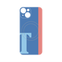 プレミアムパネル with MagSafe［ オリジナル - initial color line - T blue ］