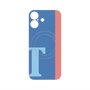 プレミアムパネル with MagSafe［ オリジナル - initial color line - T blue ］