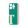 プレミアムパネル with MagSafe［ オリジナル - initial color line - T green ］