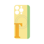 プレミアムパネル with MagSafe［ オリジナル - initial color line - T yellow ］