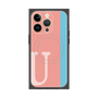 プレミアムパネル with MagSafe［ オリジナル - initial color line - U pink ］