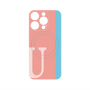 プレミアムパネル with MagSafe［ オリジナル - initial color line - U pink ］