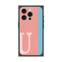 プレミアムパネル with MagSafe［ オリジナル - initial color line - U pink ］