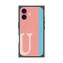プレミアムパネル with MagSafe［ オリジナル - initial color line - U pink ］