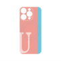 プレミアムパネル with MagSafe［ オリジナル - initial color line - U pink ］