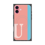 プレミアムパネル with MagSafe［ オリジナル - initial color line - U pink ］