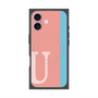 プレミアムパネル with MagSafe［ オリジナル - initial color line - U pink ］