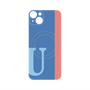 プレミアムパネル with MagSafe［ オリジナル - initial color line - U blue ］