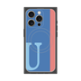 プレミアムパネル with MagSafe［ オリジナル - initial color line - U blue ］
