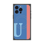 プレミアムパネル with MagSafe［ オリジナル - initial color line - U blue ］