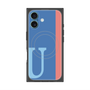 プレミアムパネル with MagSafe［ オリジナル - initial color line - U blue ］