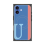 プレミアムパネル with MagSafe［ オリジナル - initial color line - U blue ］