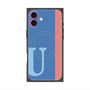 プレミアムパネル with MagSafe［ オリジナル - initial color line - U blue ］