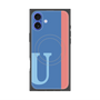 プレミアムパネル with MagSafe［ オリジナル - initial color line - U blue ］
