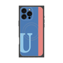 プレミアムパネル with MagSafe［ オリジナル - initial color line - U blue ］