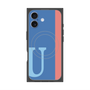 プレミアムパネル with MagSafe［ オリジナル - initial color line - U blue ］