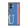 プレミアムパネル with MagSafe［ オリジナル - initial color line - U blue ］