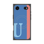 プレミアムパネル with MagSafe［ オリジナル - initial color line - U blue ］