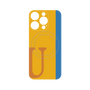 プレミアムパネル with MagSafe［ オリジナル - initial color line - U orange ］