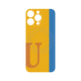 プレミアムパネル with MagSafe［ オリジナル - initial color line - U orange ］