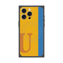 プレミアムパネル with MagSafe［ オリジナル - initial color line - U orange ］