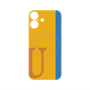 プレミアムパネル with MagSafe［ オリジナル - initial color line - U orange ］