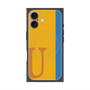 プレミアムパネル with MagSafe［ オリジナル - initial color line - U orange ］