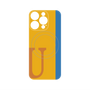 プレミアムパネル with MagSafe［ オリジナル - initial color line - U orange ］