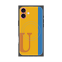 プレミアムパネル with MagSafe［ オリジナル - initial color line - U orange ］