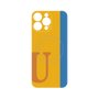 プレミアムパネル with MagSafe［ オリジナル - initial color line - U orange ］