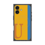 プレミアムパネル with MagSafe［ オリジナル - initial color line - U orange ］