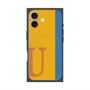 プレミアムパネル with MagSafe［ オリジナル - initial color line - U orange ］