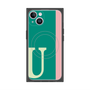 プレミアムパネル with MagSafe［ オリジナル - initial color line - U green ］