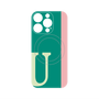 プレミアムパネル with MagSafe［ オリジナル - initial color line - U green ］